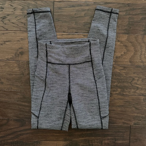Lululemon Speed Up Tight High Rise Full Length Luxtreme Knit Heathered Leggings - Picture 7 of 15
